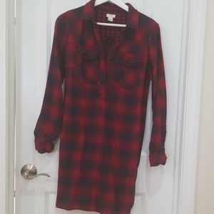 J crew plaid dress